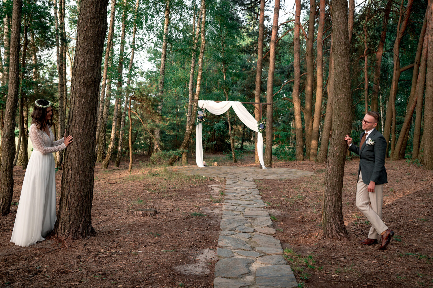 Fotograf ślubny Łuków reportaż plenerowy